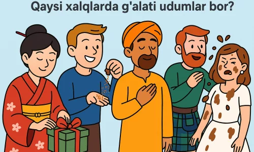 Qaysi xalqlarda g‘alati udumlar bor?