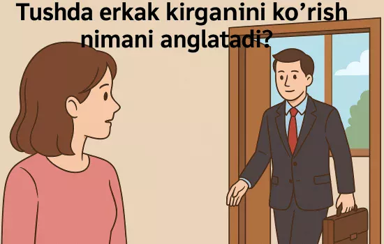 Tushda erkak kirganini ko‘rish nimani anglatadi?