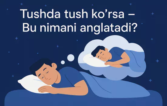 Tushda tush ko‘rsa – Bu nimani anglatadi?