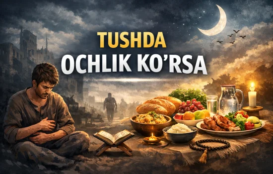Tushda ochlik ko‘rish nimani anglatadi?