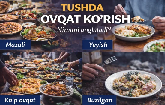 Tushda ovqat ko‘rish nimani anglatadi?